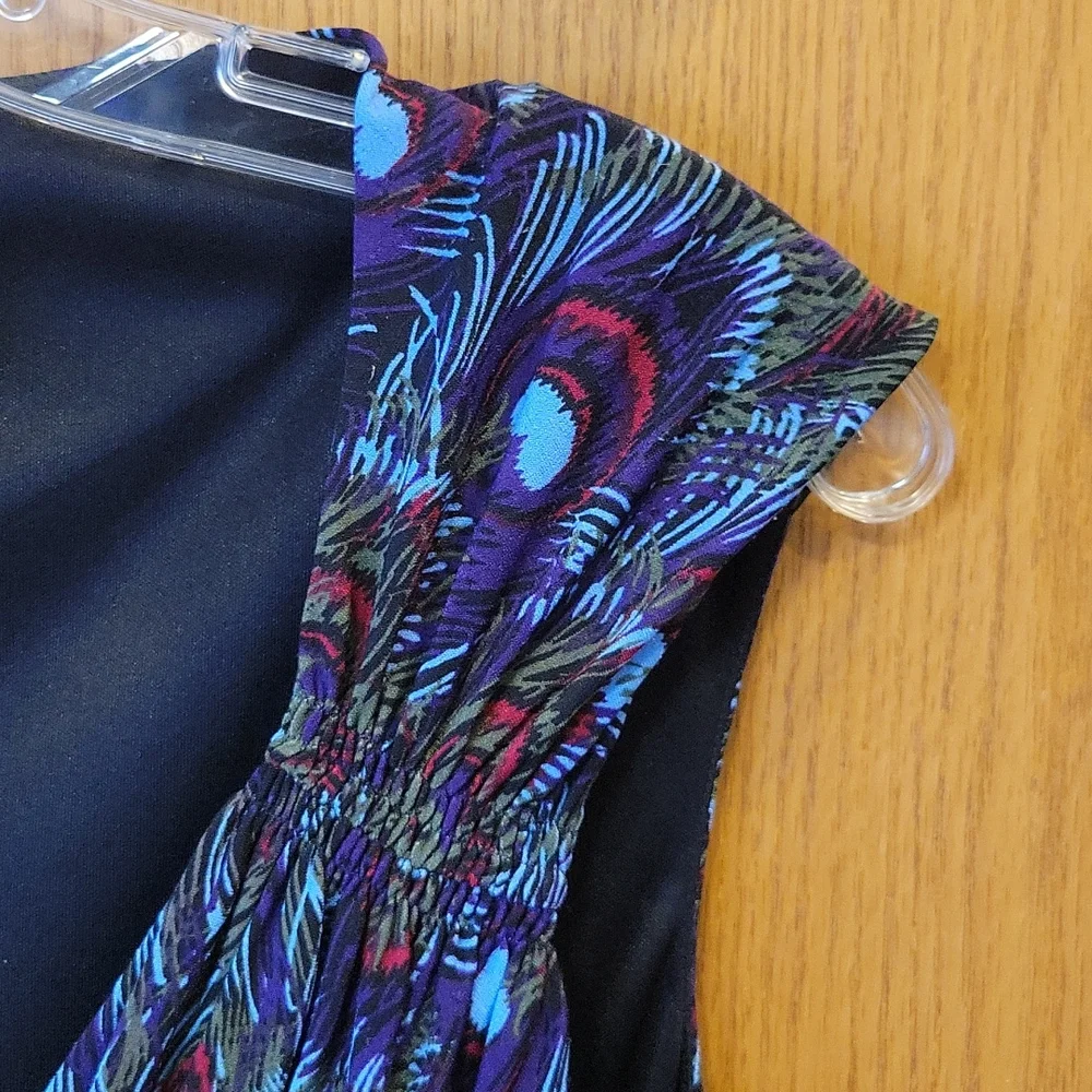 NWT MUSE Purple Artistic Dress - Picture 6 of 9